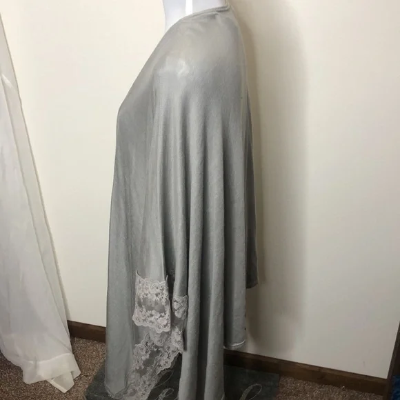 Lauren Conrad women’s long light grey Lacy shal cardigan - Picture 5 of 7